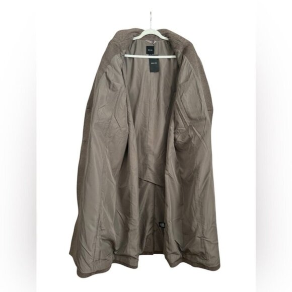 🩷 RW & CO. Women's Long Double Breasted Wool Coat - Gray/Brown. Size: XXL.(1697) - Picture 4 of 12